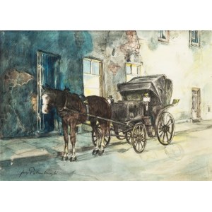 Jerzy Potrzebowski (1921 Sandomierz - 1974 Krakow), Enchanted Carriage