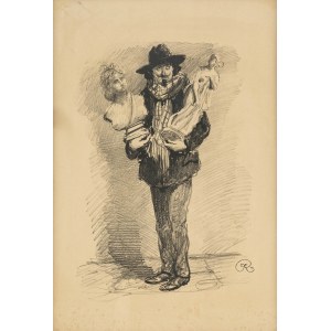 Józef Rapacki (1871 Warschau - 1929 Olszanka bei Skierniewic), Puppenspieler, aus dem Portfolio Aus dem alten und neuen Warschau