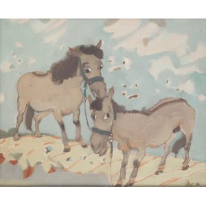 Pawel Lasik (b. 1941 Brzeszcze), Polish Horses, 1994.