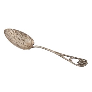 Salad spoon, Warsaw, Plewkiewicz, 19th/20th century.