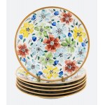 Set of 6 dessert plates, Wloclawek, 1977.