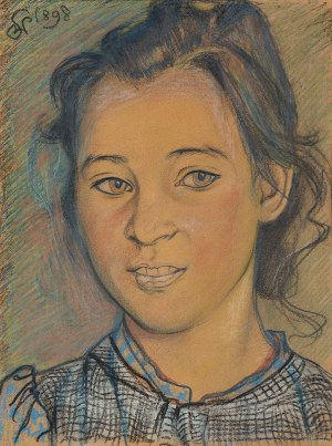 Stanisław Wyspiański, PORTRET DZIEWCZYNY, 1898