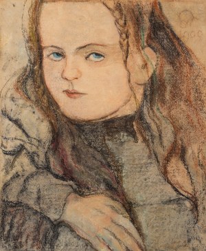 Stanisław Wyspiański, PORTRET DZIEWCZYNKI, 1900