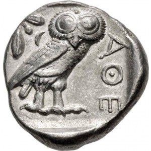 TETRADRACHMA 454 - 404 p.n.e. ATENY SÓWKA II