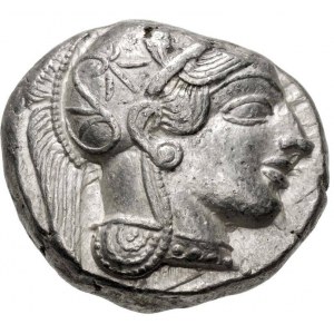 TETRADRACHMA 454 - 404 PŘ. N. L. ATHÉNSKÁ SOVA III