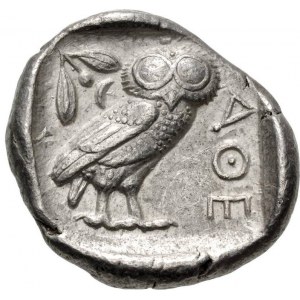 TETRADRACHMA 454 - 404 PRED KR. ATÉN SOVA III