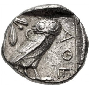 TETRADRACHMA 454 - 404 PRED KR. ATÉNY OWL I