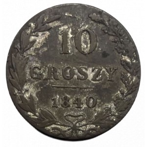 10 PENNIES 1840 MW AND