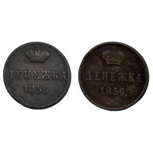 DIENIEŻKA 1855 i 1856 BM