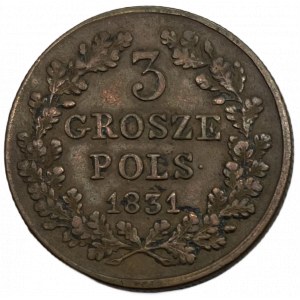 3 PENNIES 1831 AND