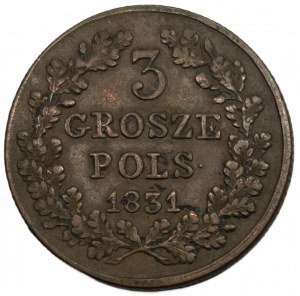 3 PENNIES 1831 AND