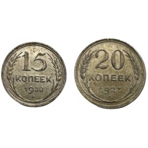 20 Exemplare 1927 und 15 Exemplare 1928