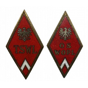 TSWL und OS WOPL Abzeichen