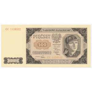 500 ZLOTÝCH 1948 CC