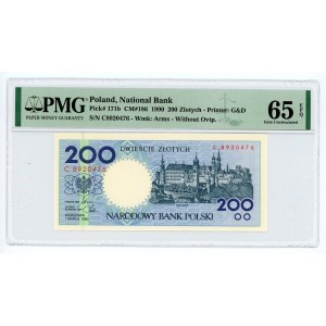 200 PLN 1990 PMG 65 EPQ