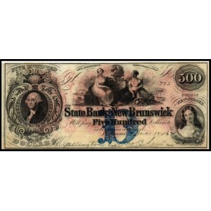 500 DOLARÓW 1862 NEW JERSEY