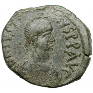 BIZANCJUM KONSTANTYNOPOL FOLLIS JUSTYNIAN I 527-565 n.e.