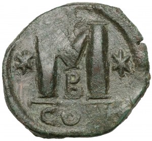 BIZANCJUM CONSTANTINOPOL FOLLIS JUSTINIAN I 527-565 AD.