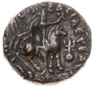 KUSHAN (INDO-GRECIA) TETRADRACHMA, SOTER MEGAS 55-105 AD.