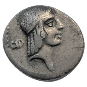 ROMAN REPUBLIC DENAR ROME 90 B.C.