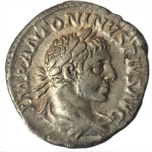 ŘÍMSKÝ CÍSAŘ DENÁR, CARACALLA 196-217 AD.