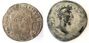 ROMAN EMPIRE SET OF 2 BRONZES