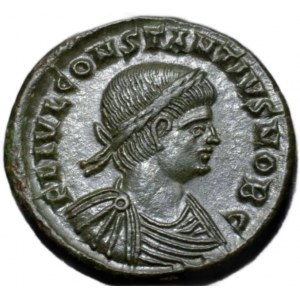 CESARSTWO RZYMSKIE AE FOLLIS KONSTANTYN II 324-361 n.e.