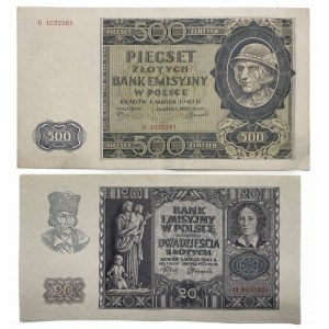 500 und 20 GOLD 1940