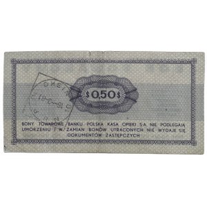 PEWEX GIFT CERTIFICATE 50 CENTS 1969