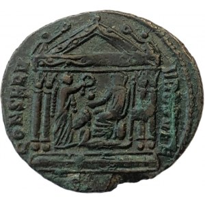 ROME PROVINCE AE FOLLIS, MAXENCIA 306-312 AD.