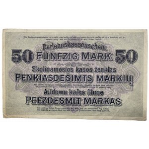 50 MARKS KOWNO 1918