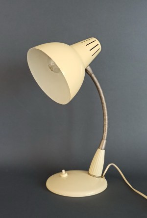 LAMPA BIURKOWA MODEL 1118 Apolinary Gałecki Stołeczne Zakłady Metalowe w Warszawie lata 60 XXw.