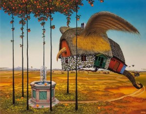 Jacek Yerka, Inkografia pt. Domek Przy Źródle (edycja 1/50), 2007