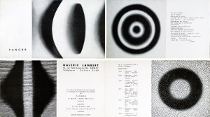 Wojciech Fangor (1922 - 2015), Katalog wystawy w Galerie Lambert, Paris 1964