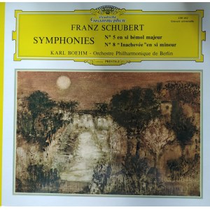 Franz Schubert, V symfonia b-moll, VIII symfonia h-moll Niedokończona / Wyk. Filharmonicy berlińscy, dyr. Herbert von Karajan / Deutsche Grammophon