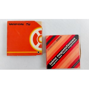 Komplet dwóch taśm do magnetofonu szpulowego