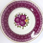 Set of hand-painted porcelain plates, Wawel