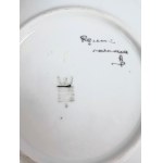 Set of hand-painted porcelain plates, Wawel