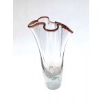 Frill vase transparent