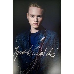 Igor Kowalski (autographed photograph from behind the scenes of the 12th edition of The Voice of Poland)