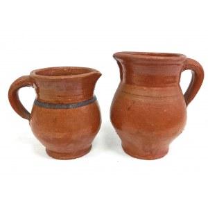 Set of two handmade jugs