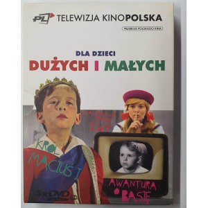 Zestaw 3 DVD Dla dzieci dużych i małych: Król Maciuś I, Awantura o Basię, Szaleństwa panny Ewy