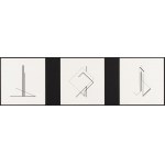 Henryk Stażewski (1894 Warsaw - 1988 Warsaw), Untitled (set of 3 co-opted works), 1984