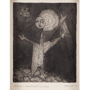 Janina Kraupe (1921 Sosnowiec - 2016 Krakau), Der Mensch und das Universum , 1948