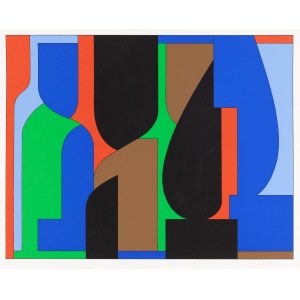 Victor Vasarely (1906 Pécs - 1997 Paríž), Kompozícia, druhá polovica 20. storočia.