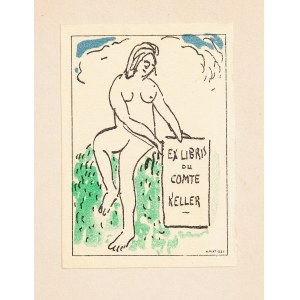 Henri Matisse (1869 - 1954 ), Exlibris des Grafen Mikhail Keller, 1911