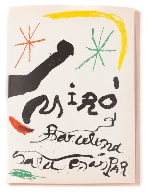 Joan Miro (1893 Barcelona - 1983 Palma de Mallorca), 