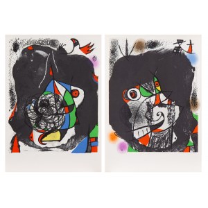 Joan Miro (1893 Barcelona - 1983 Palma de Mallorca), Dvě díla z knihy Scénické revoluce 20. století