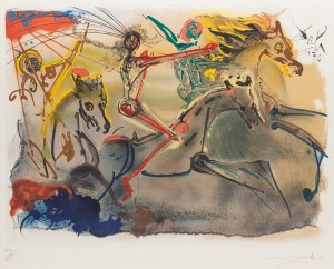 Salvador Dalí (1904 Figueres - 1989 Figueres), Jeźdźcy Apokalipsy (Les cavaliers de l'Apocalypse)