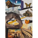 Salvador Dali, projekt (1904 Figueres - 1989 Figueres), Suite Papillon (dla SNCF), 1969